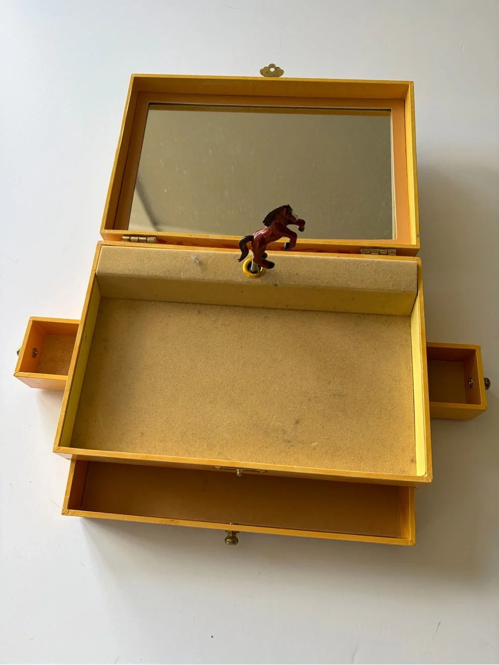 Enchantmints 2006 Vintage Horse Jewelry Music Box with Twist Song Western Pony